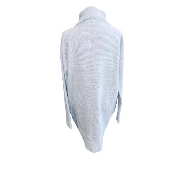 Lululemon Along the Way Cozy Dress Grey Mock Neck Knit Sweater Pocket Athleisure - Picture 4 of 10